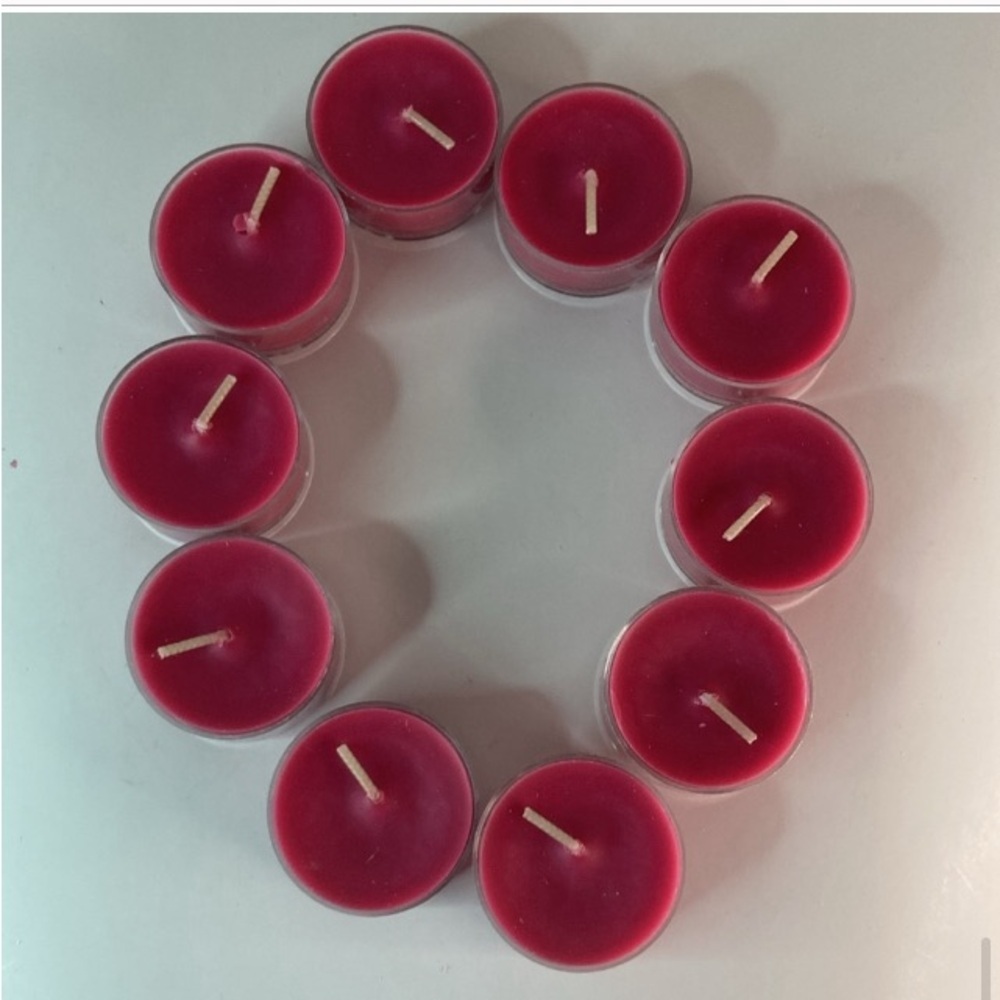 Partylite Forbidden Fruits collection tea light candles Pomegranate Passion new